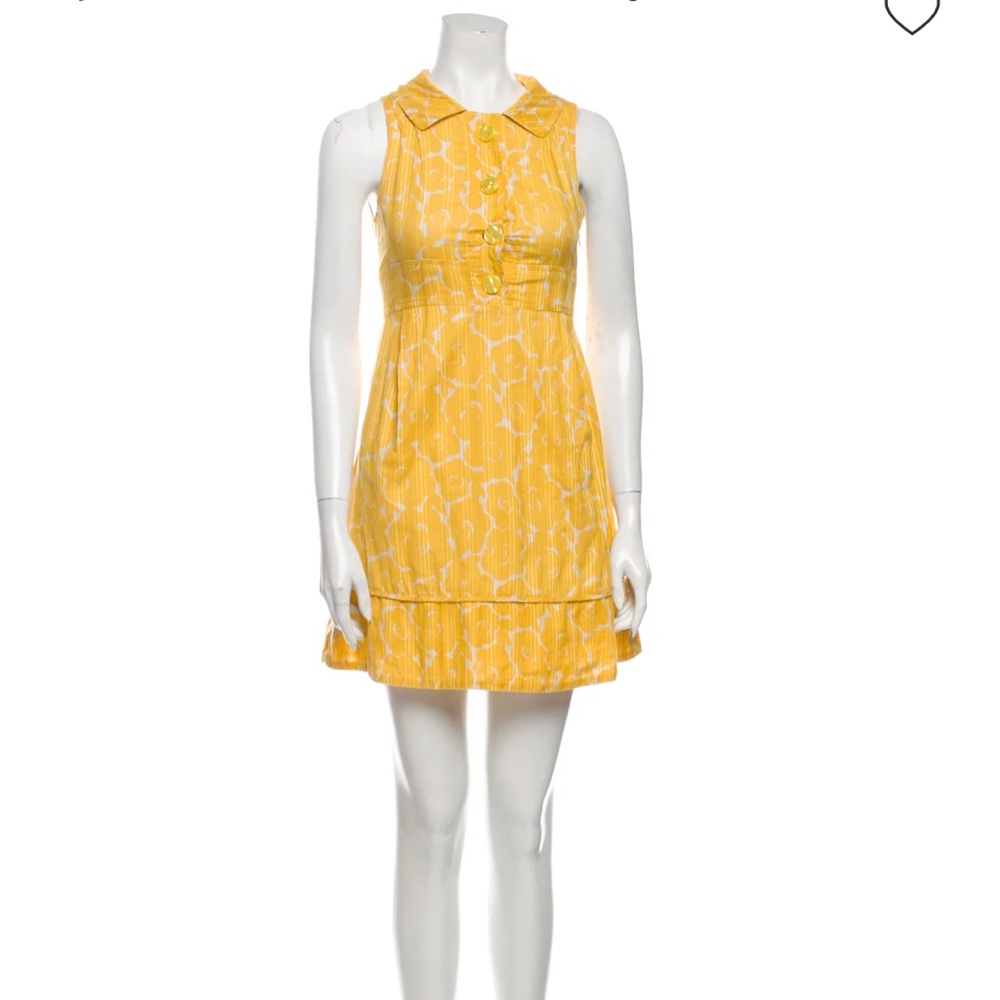 MARC BY MARC JACOBS Vintage Retro Floral Sleeveless Dress Size 2